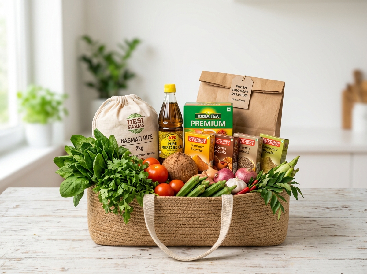 Fresh Grocery Basket GrossHub